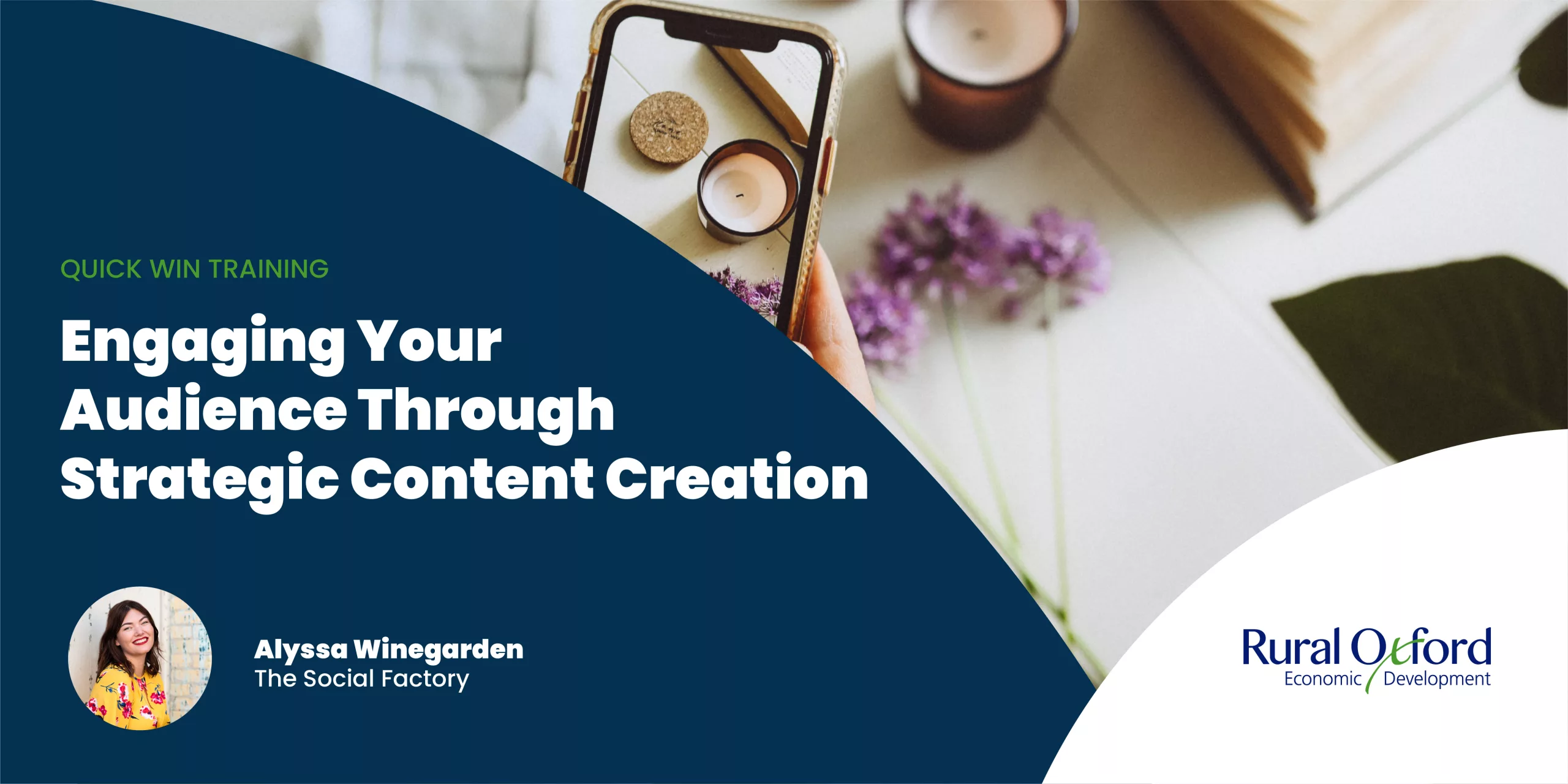 Engaging Your Audience Through Strategic Content Creation training graphic