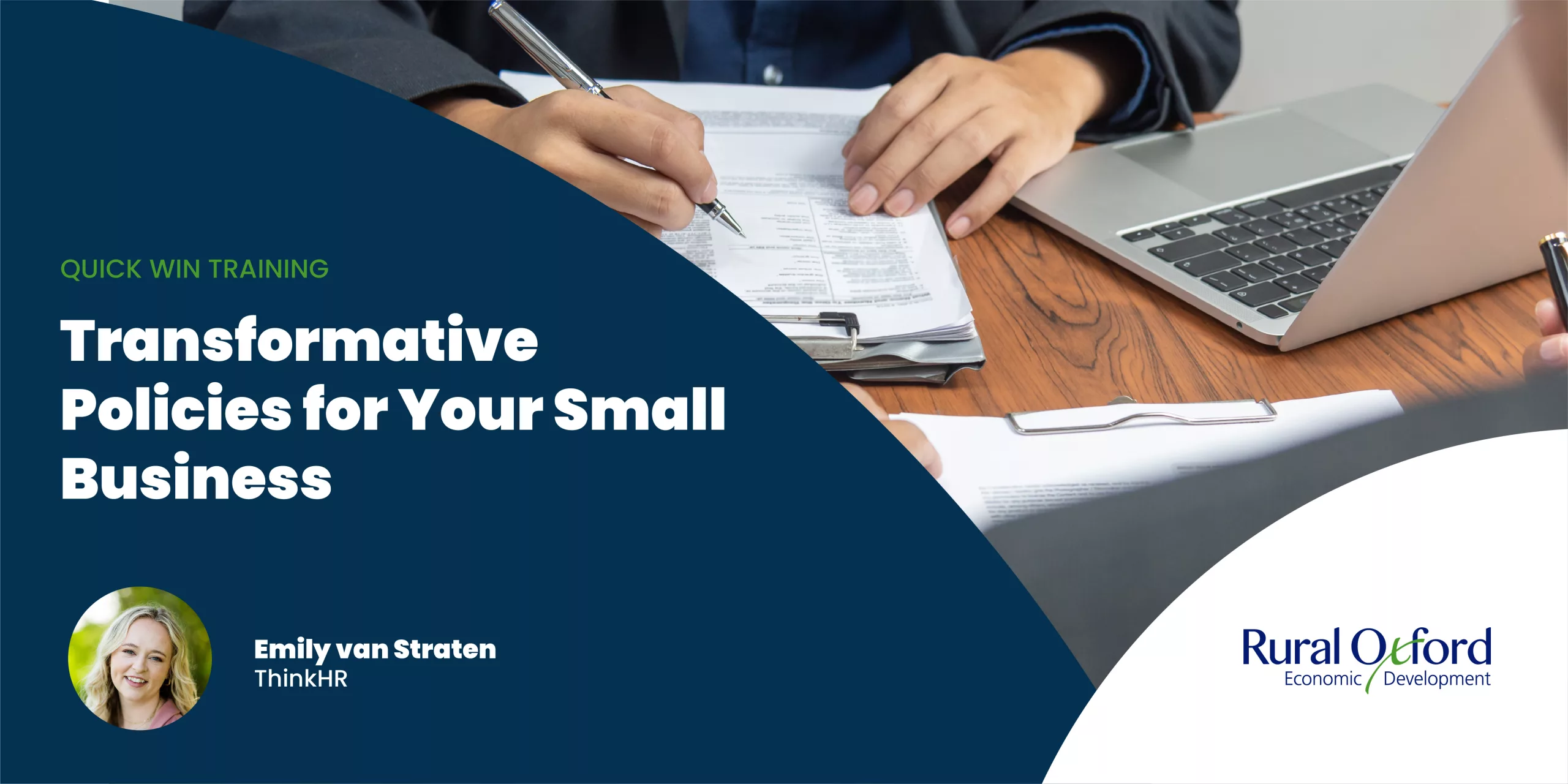 Transformative Policies for Your Small Business training graphic